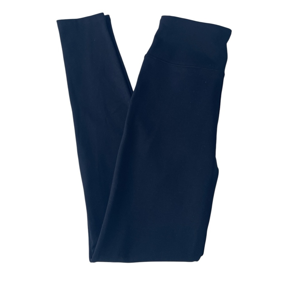 Assets by Spanx Black Stretch Leggings Front Seam Pull-On Ladies Small New
